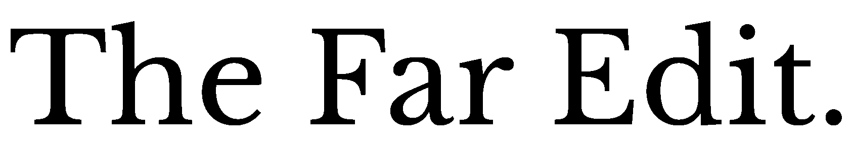The Far Edit logo