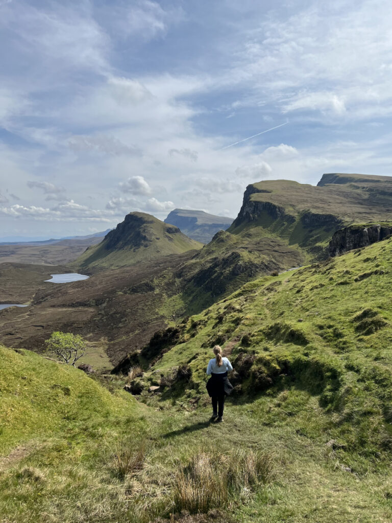 Isle of Skye hiking at the Quiraing